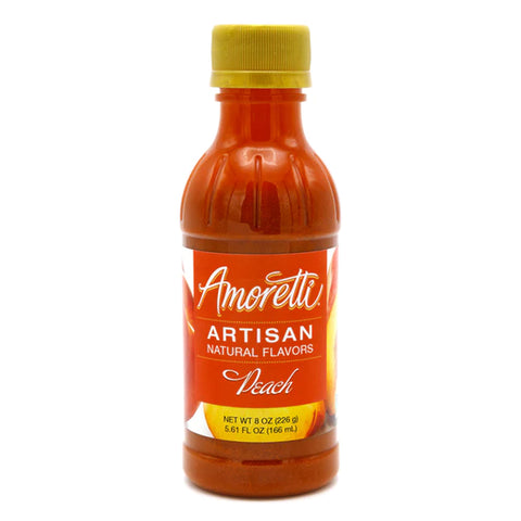 AMORETTI® PEACH ARTISAN FRUIT PUREE 8 OZ