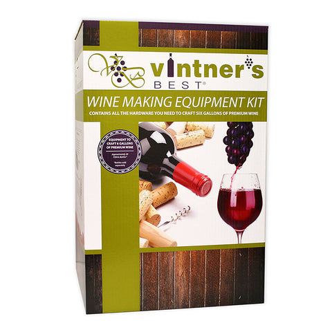 VINTNER'S BEST DELUXE WINE EQUIPMENT KIT WITH PET CARBOY