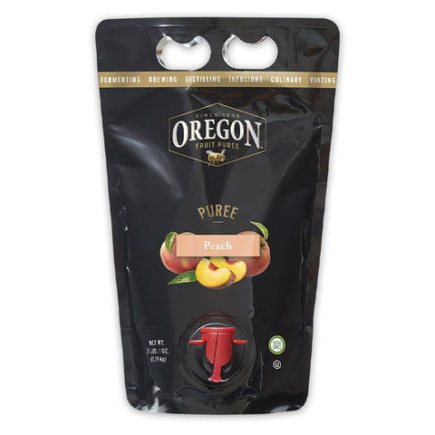 OREGON FRUIT PEACH PUREE 49 OZ POUCH