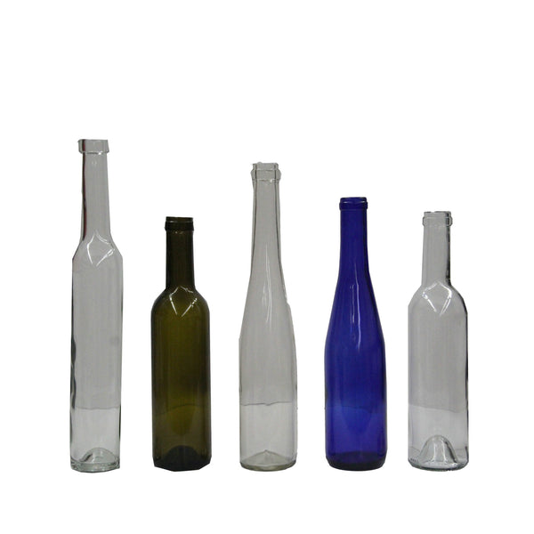 WINE BOTTLES 375 ml Renana Splits Clear Glass Stretch Hock