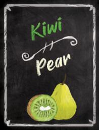 Kiwi Pear Wine Label