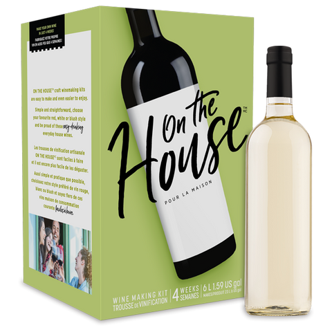 ON THE HOUSE PINOT GRIGIO STYLE 6L WINE KIT