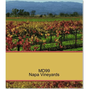 Napa Vineyards 99 Custom Wine Labels Set of 30